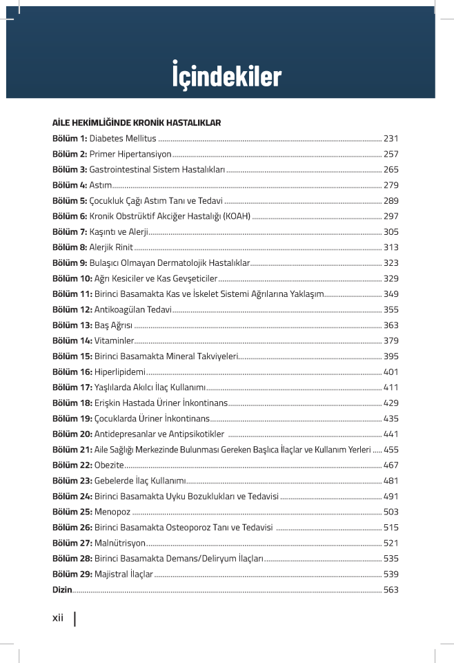 Aile Hekimliği Sık Görülen Hastalıklar Reçeteleme Rehberi 4.Baskı