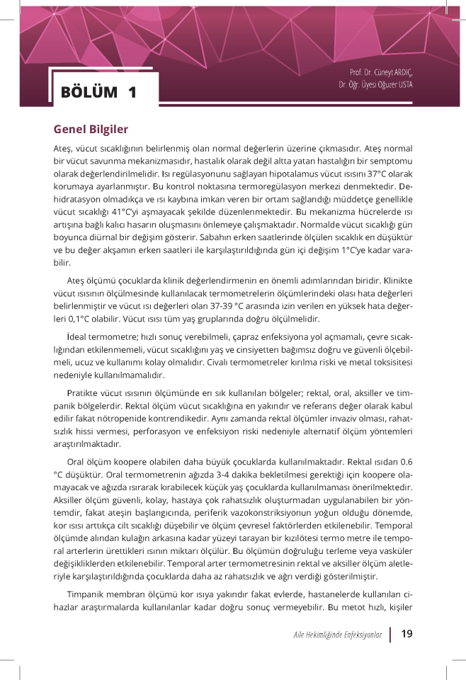 Aile Hekimliği Sık Görülen Hastalıklar Reçeteleme Rehberi 4.Baskı