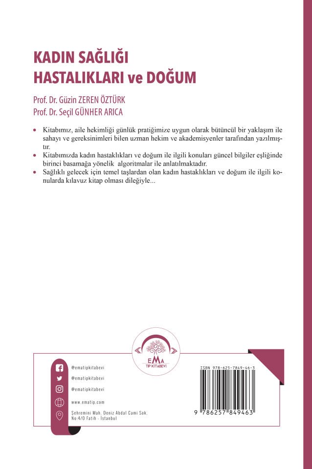 Pratik Aile Hekimliği Serisi – Kadın Sağlığı Hastalıkları ve Doğum