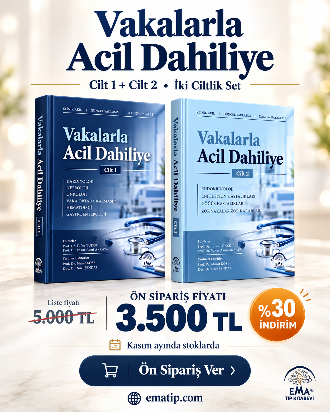 Vakalarla Acil Dahiliye Cilt 1-2