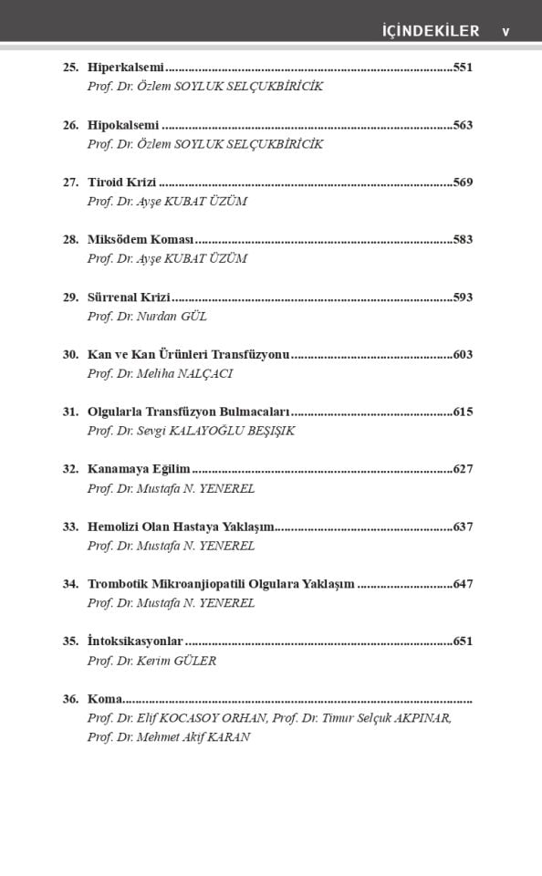 Acil Dahiliye 10. Baskı