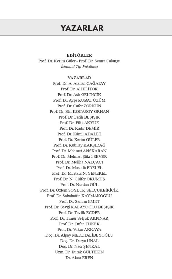 Acil Dahiliye 10. Baskı