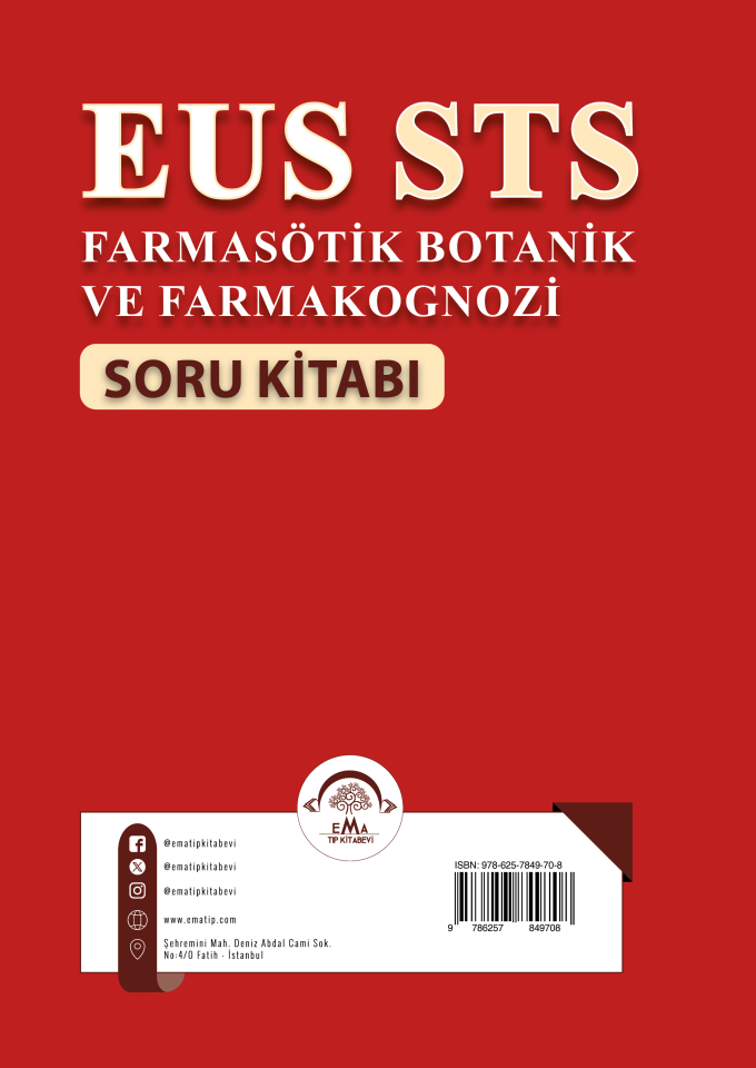 EUS STS Farmasötik Botanik ve Farmakognozi Soru Kitabı