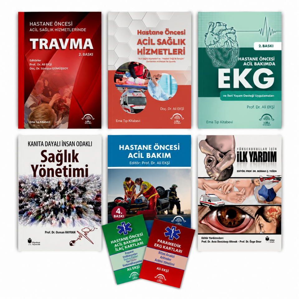 EMA Paramedik Eğitim Kitapları SET 3
