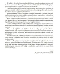 Halk Sağlığı Hizmetleri Sunumunda Öncelikler ve Temel Yaklaşımlar