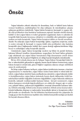 Yoğun Bakım Hemşireliği