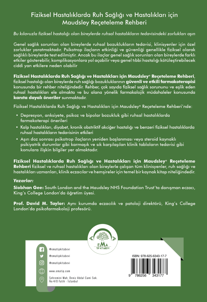 EMA Maudsley Reçeteleme Rehberleri Serisi