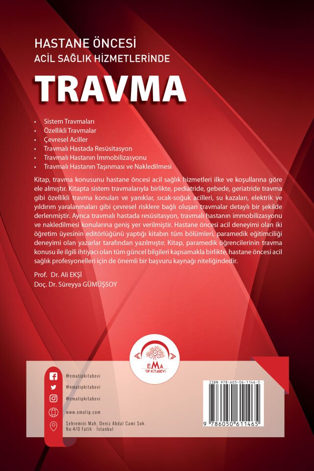 Hastane Öncesi Acil Sağlık Hizmetlerinde Travma