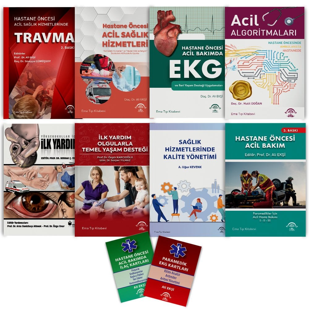 EMA Paramedik Eğitim Kitapları SET 2