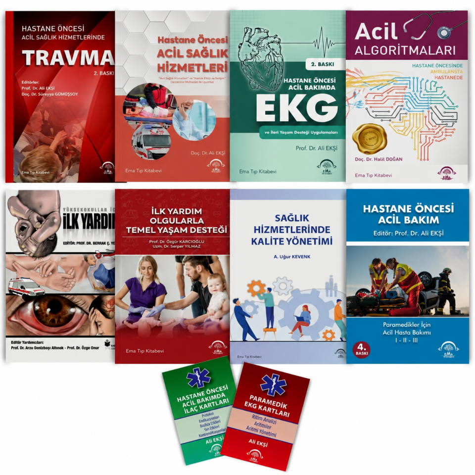 EMA Paramedik Eğitim Kitapları SET 2