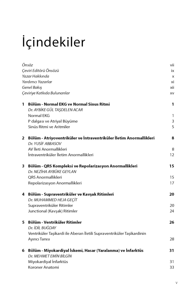 Klinisyenler için Temel EKG