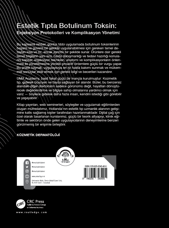 Botoks Estetik Tıpta Botulinum Toksin: Enjeksiyon Protokolleri ve Komplikasyon Yönetimi Videolu Kitap