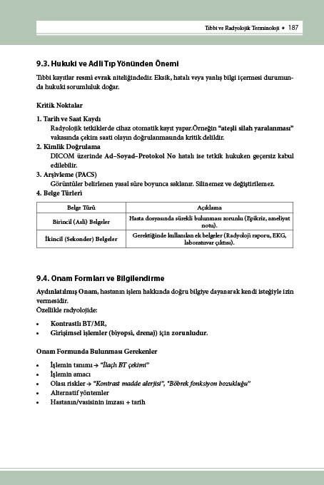 Tıbbi ve Radyolojik Terminoloji