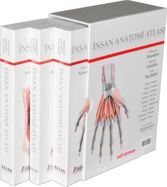 İnsan Anatomi Atlası 3 Cilt + İnternet Erişimi